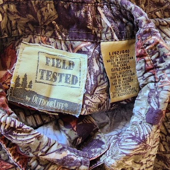 Mens Deer pattern camo shirt large - Picture 3 of 4